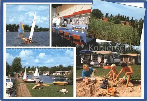 Sneek RCN De Potten Recreatiecentrum Segelpartien Restauration Spielplatz Kat. Sneek