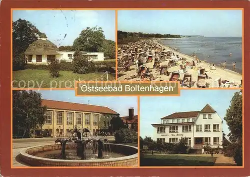 Boltenhagen Ostseebad Konsum Gaststaette Pavillon Strand FDGB Heim Fritz Reuter Ferienheim Uns Huesung Kat. Ostseebad Boltenhagen