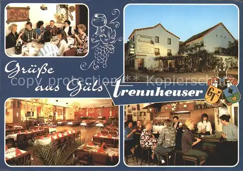 Guels Koblenz Restaurant Tanzbar Trennheuser Festsaal Bar Kat. Koblenz