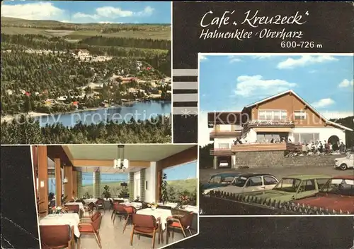 Hahnenklee Bockswiese Harz Totalansicht Cafe Kreuzeck Gastraum Kat. Goslar