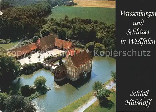 Havixbeck Schloss Huelshoff Fliegeraufnahme Kat. Havixbeck
