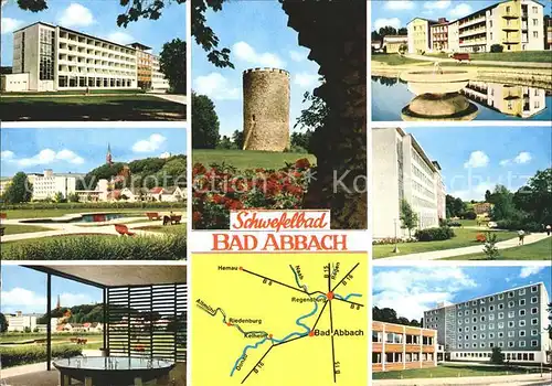 Bad Abbach Schwefelbad Kurhaus Turm Details Kat. Bad Abbach