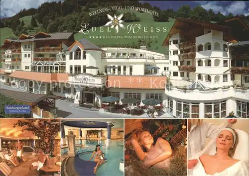 Grossarl Wellness und Sporthotel Edelweiss Sauna Hallenbad Kat. Grossarl