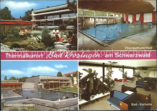 Bad Krozingen Kuranlagen Thermalhallenbad Freischwimmbecken Bad Vorhalle Kat. Bad Krozingen