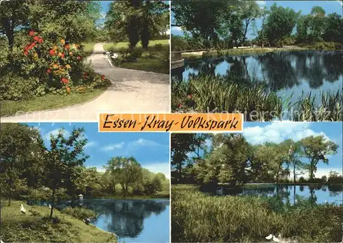 Kray Volkspark Teilansichten Kat. Essen