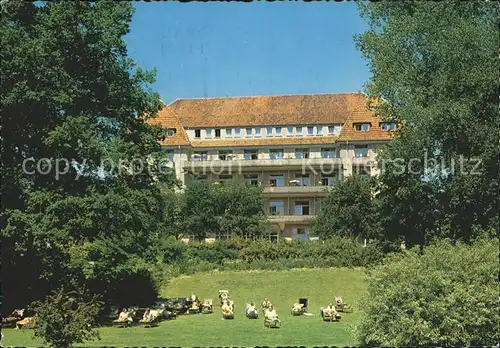 Bad Salzuflen Parksanatorium Liegewiese Kat. Bad Salzuflen