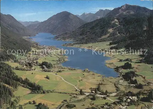 Weissensee Kaernten Fliegeraufnahme Kat. Weissensee