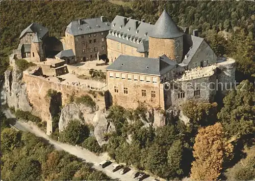 Waldeck Edersee Schloss Waldeck Fliegeraufnahme Kat. Edertal
