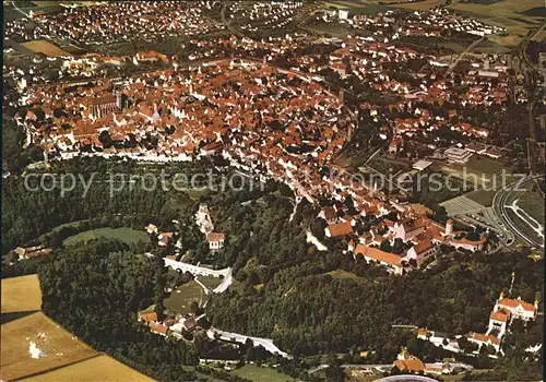 Rothenburg Tauber Fliegeraufnahme Kat. Rothenburg ob der Tauber