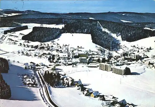 Schoenwald Schwarzwald Fliegeraufnahme Kat. Schoenwald im Schwarzwald