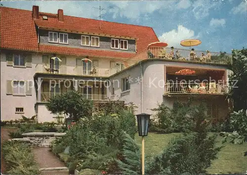 Bad Salzhausen Sanatorium Bergfried Klinik Kat. Nidda