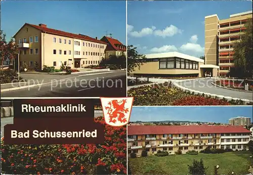 Bad Schussenried Rheumaklinik Teilansichten Kat. Bad Schussenried