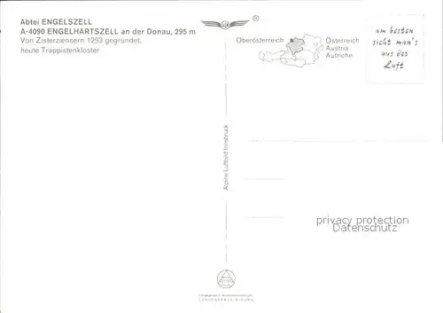 Engelhartszell Donau Oberoesterreich Abtei Engelszell Fliegeraufnahme Kat. Engelhartszell