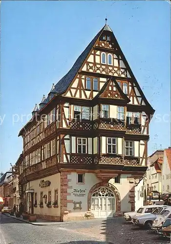 Miltenberg Main Hotel Riesen  Kat. Miltenberg