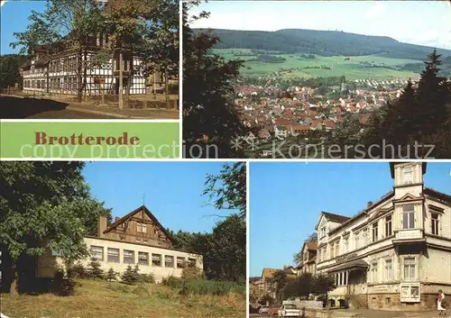 Brotterode Dr Theodor Neubauer Oberschule Grossen Inselsberg Klubhaus  Kat. Brotterode