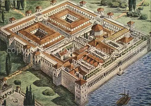 Split Spalato Rekonstrukcija Dioklecijanove palace  Kat. Split