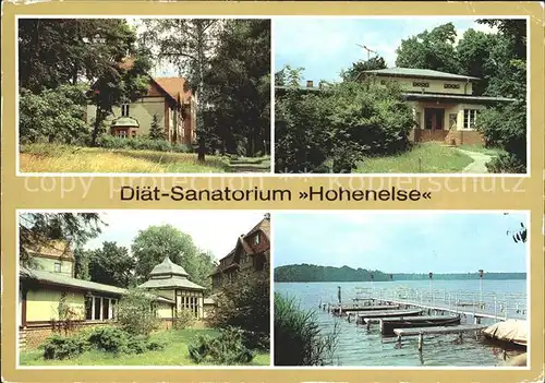 Rheinsberg Diaet Sanatorium Hohenelse Wandelgang Kat. Rheinsberg