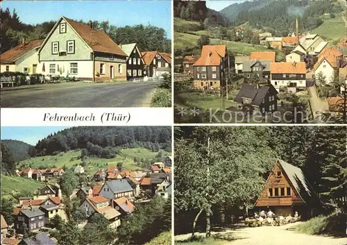 Fehrenbach Thueringer Wald HOG Rasthof Waldbaude Werraquelle Kat. Masserberg