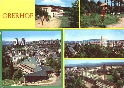 Oberhof Thueringen HO Gaststaette Schanzenbaute Interhotel Panorama Rennsteig  Kat. Oberhof Thueringen