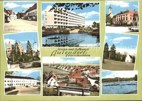 Aulendorf Freibad Kirche Parksanatorium Kat. Aulendorf