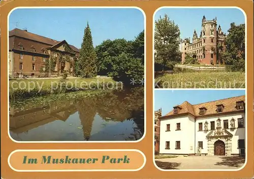 Bad Muskau Oberlausitz Moorbad Schlossruine Altes Schloss Kat. Bad Muskau