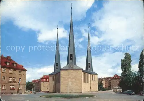 Bayreuth Christuskirche Wilhelmsplatz Kat. Bayreuth