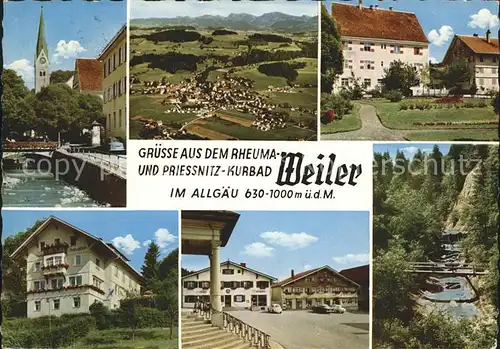 Weiler Simmerberg Hotel Gasthaus  Kat. Weiler Simmerberg