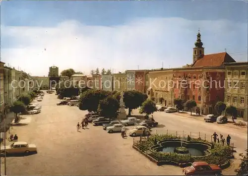 Tittmoning Salzach Stadtplatz Kat. Tittmoning