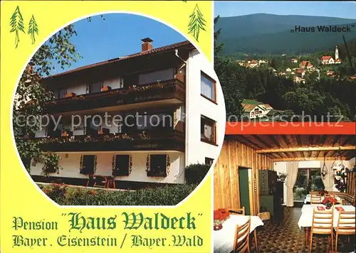 Bayerisch Eisenstein Pension Haus Waldeck Kat. Bayerisch Eisenstein