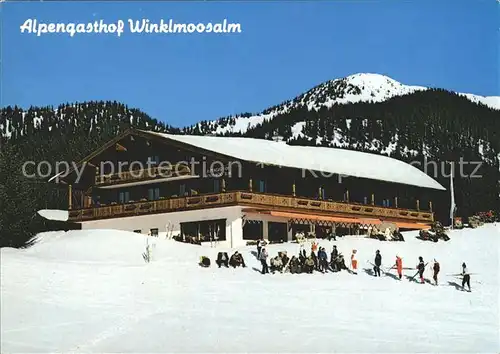 Reit Winkl Alpengasthof Winklmoosalm  Kat. Reit im Winkl