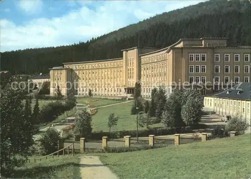 Erlabrunn Erzgebirge Bergarbeiter Krankenhaus Kat. Breitenbrunn Erzgebirge