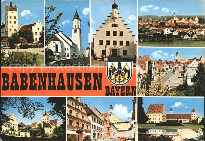 Babenhausen Schwaben Ortsansichten Kat. Babenhausen Nr. kf53112
