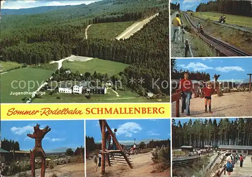 Schmallenberg Jugendherberge Sommer Rodelbahn  Kat. Schmallenberg