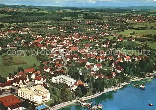 Wasserburg Bodensee Fliegeraufnahme Kat. Wasserburg (Bodensee)