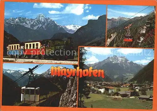 Mayrhofen Zillertal Zillertalbahn Ahornseilbahn Penkenbahn  Kat. Mayrhofen