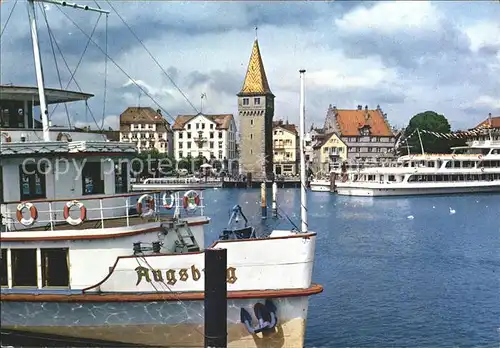 Lindau Bodensee Hafen Kat. Lindau (Bodensee)