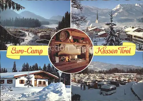 Koessen Tirol Euro Camp im Schnee Kat. Koessen