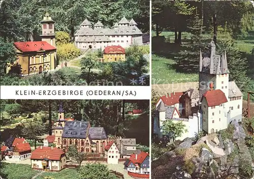 Oederan Erzgebirge in Miniatur Kat. Oederan