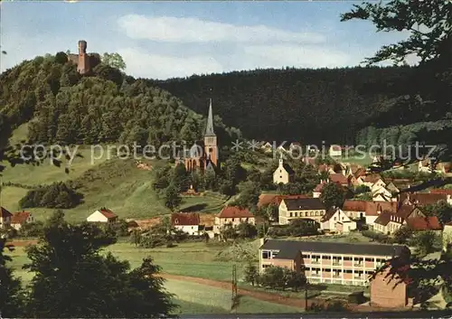 Hohenecken mit Burg Kat. Kaiserslautern