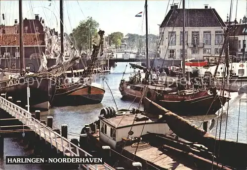 Harlingen Friesland Noorderhaven Kat. Harlingen