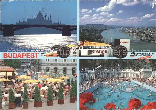 Budapest Donauparties Schwimmbad Kat. Budapest