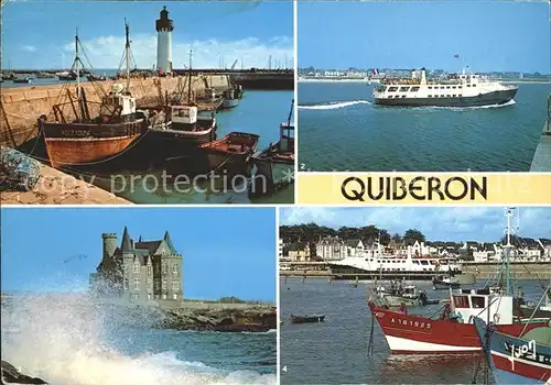 Quiberon Morbihan Hafen  Kat. Quiberon