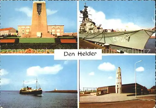 Den Helder Schiffe Hafen Kat. Den Helder