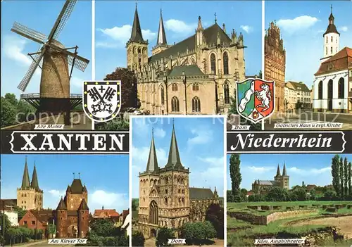 Xanten Niederrhein Alte Muehle Dom Klever Tor Kat. Xanten