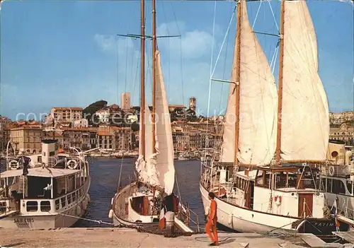 Cannes Alpes Maritimes Hafen Kat. Cannes