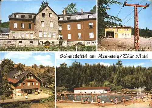 Schmiedefeld Rennsteig Waldbah Filmbuehne Kat. Schmiedefeld Rennsteig