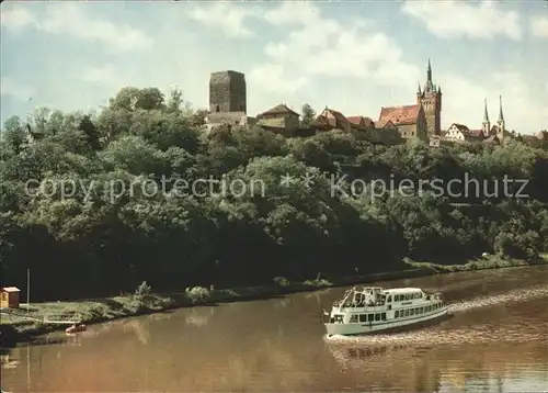 Jagstfeld Schiff und Altstadt Kat. Bad Friedrichshall