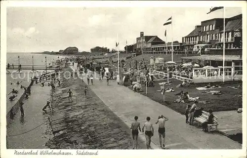 Wilhelmshaven Nordseebad Suedstrand Kat. Wilhelmshaven