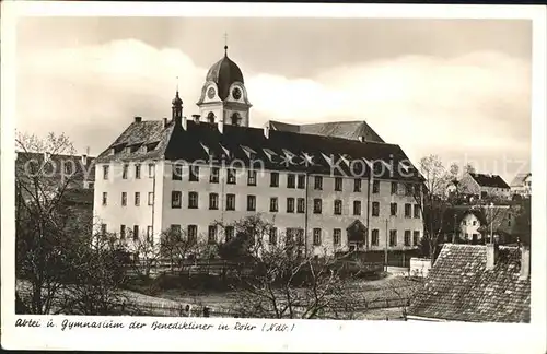 Rohr Niederbayern Abtei und Gymnasium der Benediktiner Kat. Rohr i.NB