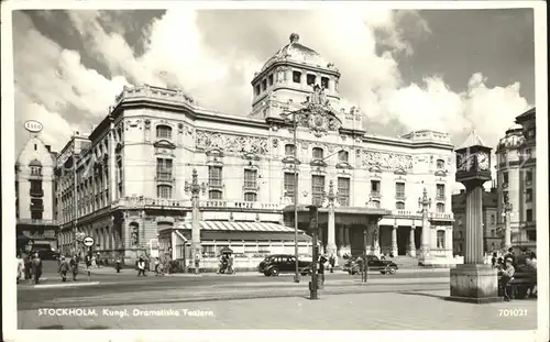 Stockholm Kungl Dramatiska Teatern Theater Kat. Stockholm